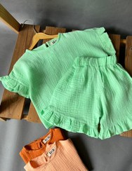 تصویر ست پوشاک دخترانه موسلین 