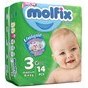 تصویر پوشک بچه سایز 3 مولفیکس 14 عدد Molfix Size 3 Baby Diaper Pcs 14