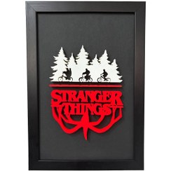 تصویر تابلو سه‌بعدی سریال Stranger Things 