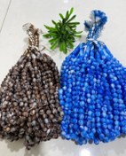 تصویر تسبیح ابلغ ۳۳ تایی در رنگبندی متنوع جنس درجه یک - آبی tasbih