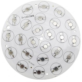 تصویر پی سی بی ۲۴وات گرد۱۴سانتی متر Pcb ۲۴W 14Cm