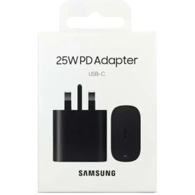 تصویر شارژر سامسونگ 25 وات (اصل) ا Samsung Charger 25W _ EP TA800 Original مشکی