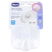 تصویر محافظ سینه سیلیکون سایز کوچک چیکو ا Chicco Natural Feeling Silicone Nipple Shields small 2Pcs Chicco Natural Feeling Silicone Nipple Shields small 2Pcs