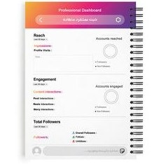 تصویر دفترچه برنامه ریزی اینستاگرام طرح تولید محتوا 