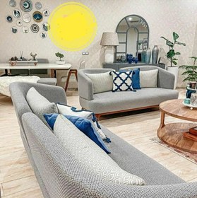 تصویر مبل راحتی مینیمال مدل حلالی Ali Sofa