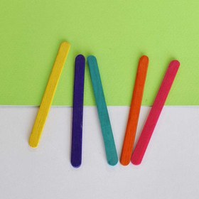 تصویر چوب بستنی رنگی 