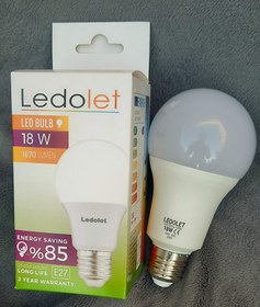 تصویر لامپ 18 وات ال ای دی (LED) led 18 watt bulb