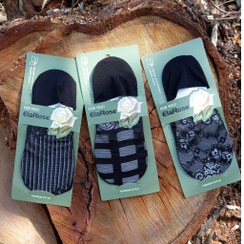 تصویر جوراب گیپور مجلسی زیر قوزکی 