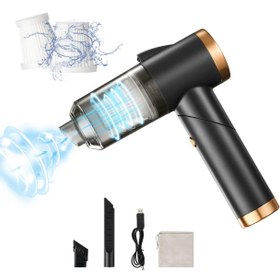 تصویر جارو شارژی خودرو مدل Q8S 