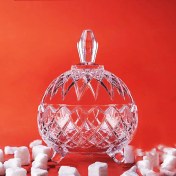 تصویر قندان سه پایه بلور کاوه مدل میشل بسته 6 عددی 