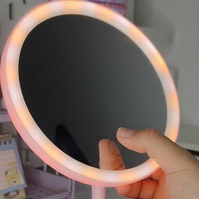 تصویر آینه آرایشی LED دار استندی 
