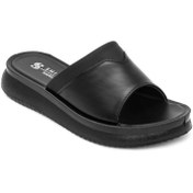 تصویر صندل زنانه شیما مدل ناریکا - مشکی / 