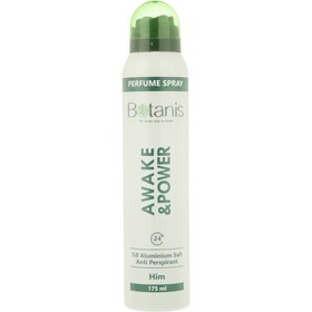 تصویر اسپری خوشبو کننده بدن مردانه مدل Awake And Power حجم 175 میل بوتانیس Botanic Awake And Power Spray 175 ml