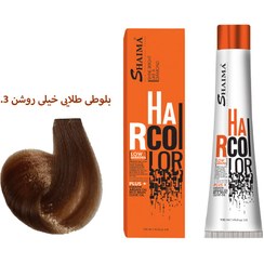 تصویر رنگ موی 100میل بلوطی طلایی خیلی روشن (9.3) SHAIMA 