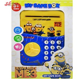 تصویر اسباب بازی قلک رمزدار طرح مینیون MY SAFE BOX Minions 