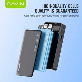 تصویر پاوربانک باوین PC036 ظرفیت 20000 میلی آمپر ساعت Bavin Power Bank Model PC036 20000mAh