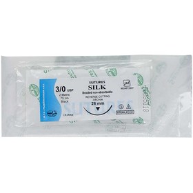 تصویر نخ بخیه سیلک سوچرز Silk Sutures Suture Thread