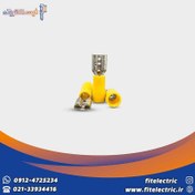 تصویر سرسیم مادگی کولری 6-4 | کد محصول FDD5.5-250 | رنگ آبی | سرسیم فیشی 5.5 | بسته 100 عدد 