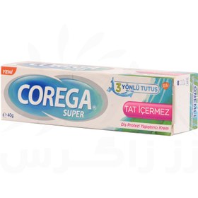 تصویر چسب دندان مصنوعی سوپر کورگا با حجم 40 گرم Corega Gum Protection Denture Fixation Cream 40g