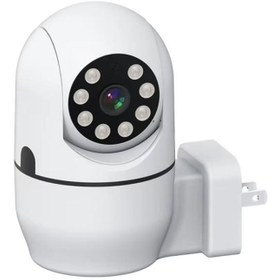 تصویر دوربین بیسیم لامپی چرخشی 360 درجه کیفیت 3 مگاپیکسل v380 Ptz wifi cameras