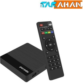 تصویر تی وی باکس پرودو مدل PD-ATVBTD Porodo Android TV Box Video Streaming PD-ATVBTD