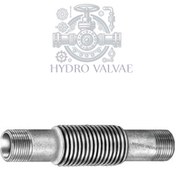 تصویر لرزه گیر سر دنده تمام استیل جوشی فلکسور پارس - 21/2 Inch Flexor Pars Welded Stainless Steel Threaded Expansion Joint