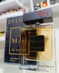 تصویر ادکلن مردانه پرستیژ مدل من این بلک حجم ۱۰۰ میل Bvlgari Man In Black 