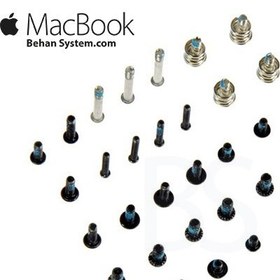 تصویر پیچ های کامل مک بوک پرو | MacBook Pro Screw 