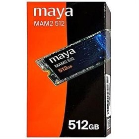 تصویر حافظه اس اس دی مایا مدل Mam2 با ظرفیت 512 گیگابایت Maya Mam2 512GB PCIe M.2 2280 NVME SSD