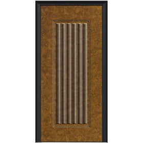 تصویر درب ملامینه HPL طرح مدادی HPL melamine door with pencil design