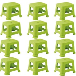 تصویر چهارپایه حصیری کوتاه ناصر پلاستیک مدل 865 