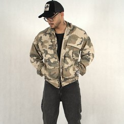 تصویر کت جین کارگو چریکی 