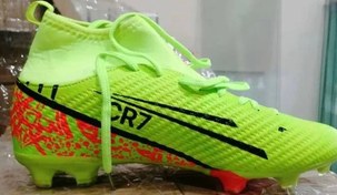 تصویر کفش فوتبال چمنی نایک جورابی Cr 