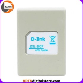 تصویر اسپلیتر و نویزگیر ADSL دی لینک مدل DSL-30CF D-Link DSL-30CF Splitter