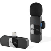 تصویر میکروفون بی سیم بویا مدل BY- V1 Boya Ultracompact 2.4GHz Wireless Microphone System BY- V1