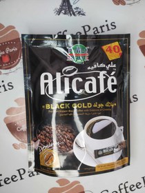 تصویر علی کافه 44عددی درجه 2 (غیر اصل) Ali Cafe Black Gold 40 Sachets