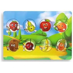 تصویر پازل هوش چین میوه ها 