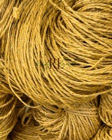 تصویر رافیا تابیده گندمی لمه دار کد 70simli 