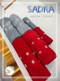 تصویر حوله دستی مدل صدرا 