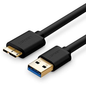 تصویر کابل تبدیل USB به Micro B 3.0 یوگرین US130 مدل 10843 طول 2 متر UGREEN US130-10843 USB to Micro-B 3.0 Cable 2m