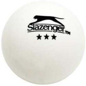 تصویر توپ های تنیس روی میز 3 ستاره 100 بسته سفید | اسلازنگر Slazenger MSTTOPSLZ001 