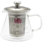 تصویر قوری پیرکس وان گلاس فیلتر استیل 