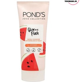 تصویر فوم شستشو صورت عصاره هندوانه پوندز Ponds Glow in a Flash Facial Cleanser Watermelon Extract