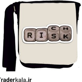 تصویر کیف رودوشی طرح ریسک کدKF1004 
