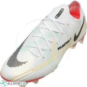 تصویر کفش فوتبال نایک فانتوم طرح اصلی Nike Phantom GT 2 Elite FG White Pink 