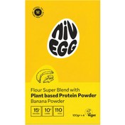 تصویر پودر پروتئین ورزشی گیاهی با طعم موز نیواگ - 100 گرم 