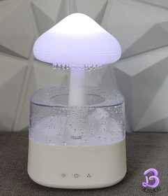 تصویر دستگاه بخور و چراغ خواب بارانی ابری مدل Rain Cloud Humidifier CH08F Rain Cloud Humidifier