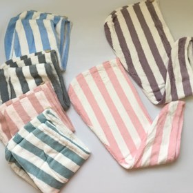 تصویر کلاه حمام هندی راه راه 