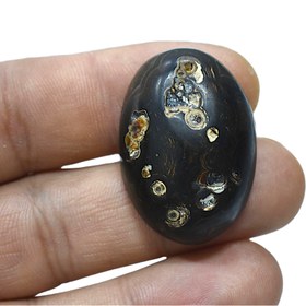 تصویر نگین عقیق ملکی درشت M33 