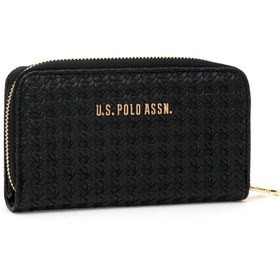 تصویر U.S. Polo Assn. کیف پول مشکی زنانه U.S. Polo Assn. Kadın Siyah Cüzdan 50295183-VR046